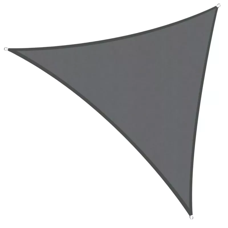 LEAN Garden Sun Sail Waterproof Triangle Gray 400x400 cm
