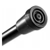 LEAN Telescopic Folding Adjustable Aluminum Walking Stick for Seniors Black 85-95cm