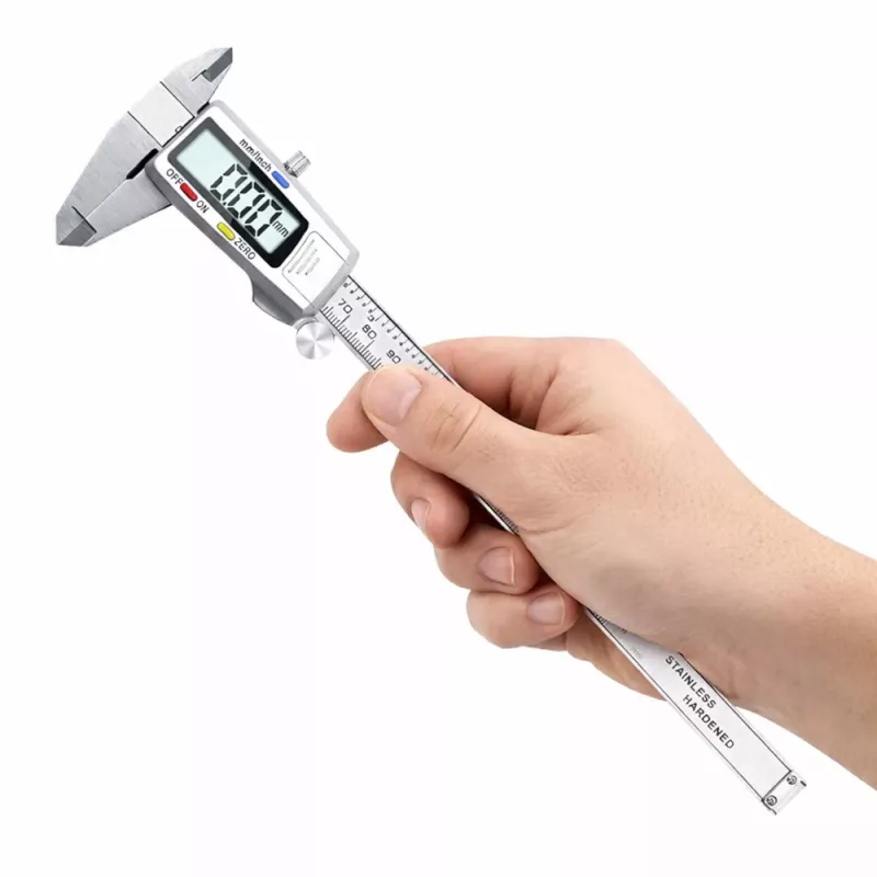 LEAN Electronic Digital LCD Caliper Precision Stainless Steel 150 mm