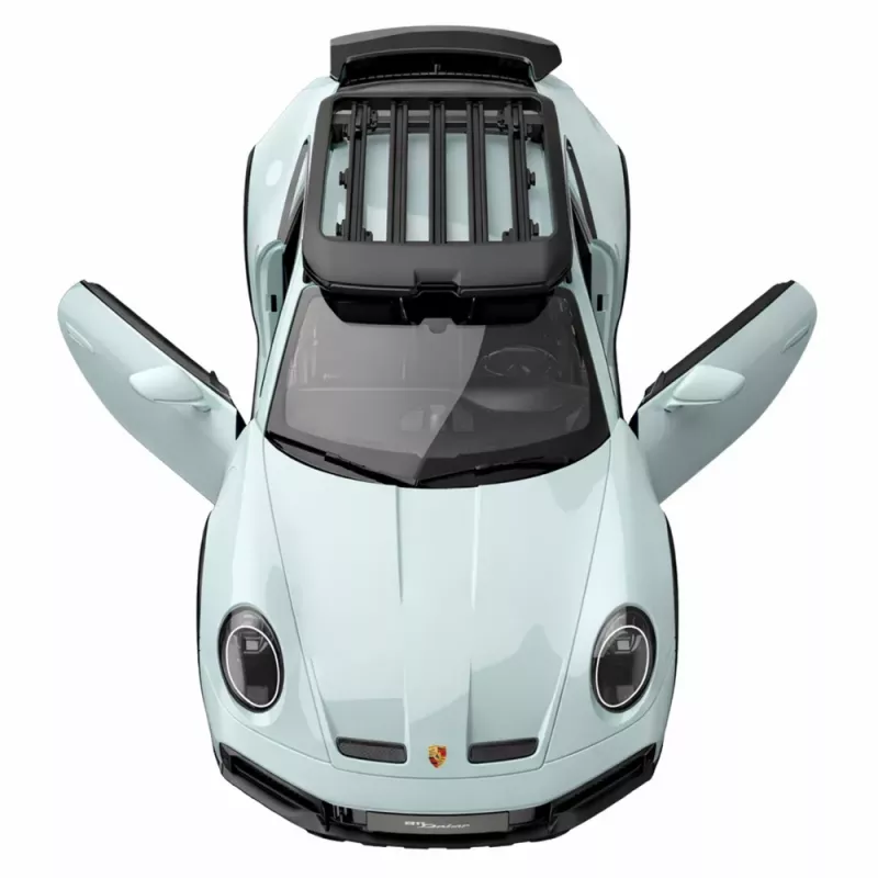 RASTAR Porsche 911 Dakar standartinė versija nuotoliniu būdu valdomas RC automobilis 1:14 geltonas