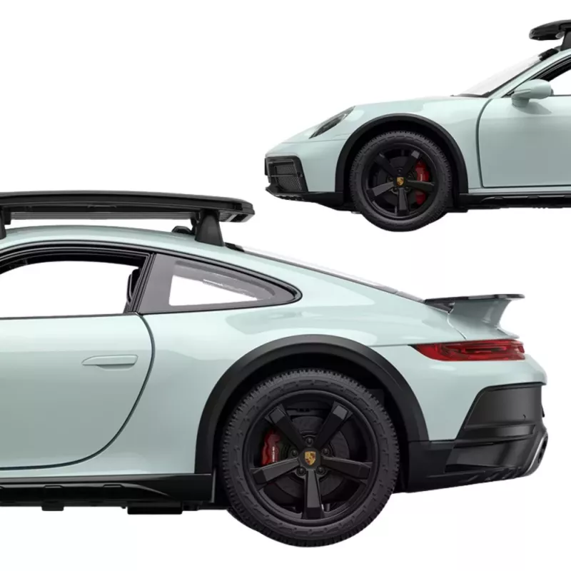 RASTAR Porsche 911 Dakar standartinė versija nuotoliniu būdu valdomas RC automobilis 1:14 geltonas