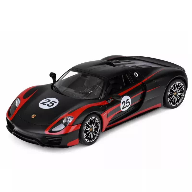 Porsche 918 Spyder Performance nuotoliniu valdymu valdomas automobilis RC juodas Rastar 1:14