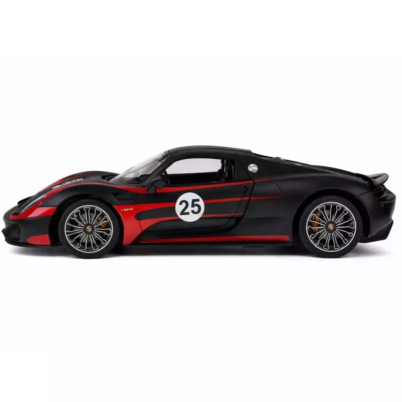 Porsche 918 Spyder Performance nuotoliniu valdymu valdomas automobilis RC juodas Rastar 1:14