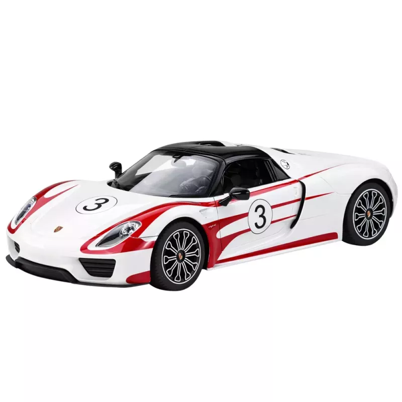 RASTAR Porsche 918 Spyder Performance nuotoliniu valdymu valdomas automobilis RC baltas 1:14