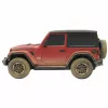 JEEP Wrangler Rubicon-Muddy nuotoliniu valdymu valdomas RC automobilis raudonas Rastar 1:24