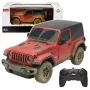 JEEP Wrangler Rubicon-Muddy nuotoliniu valdymu valdomas RC automobilis raudonas Rastar 1:24