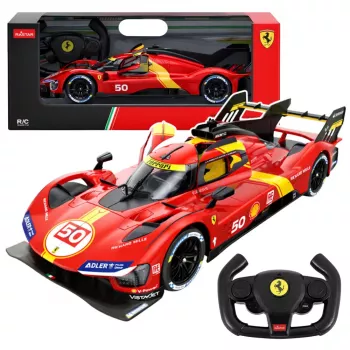 Ferrari 499P nuotoliniu valdymu automobilis RC Raudonas Rastar 1:24