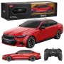 BMW i5 nuotolinio valdymo automobilis RC raudonas Rastar 1:24