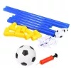 LEAN TOYS Sportinis rinkinys futbolui, vartai, kamuolys, pompa 62x40 cm