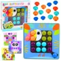 LEAN TOYS Kūrybinis geometrinis mozaikinis dėlionė „Grybukai“ 53 vnt.