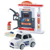 LEAN TOYS Interaktyvus policijos automobilis su degaline, šviesomis, garsais ir dūmais