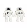 LEAN TOYS Kosmoso rinkinys Kosmonautai Paleidimo bokštas Raketa Šaudyklė Statybiniai blokeliai 300 dalių