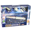 LEAN TOYS Kosmoso rinkinys Raketa Šaudyklė Palydovas Transporto priemonė