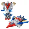 LEAN TOYS Robot Fighter Combat 2 in 1 Lights Sounds Red-Blue 29 pcs.