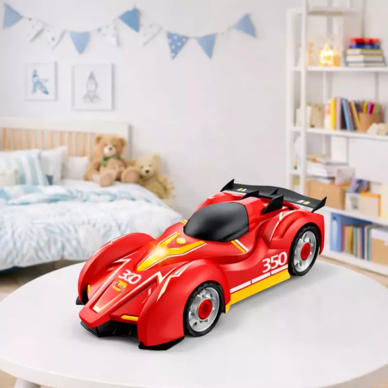 LEAN TOYS Automobilių derinimo rinkinys Car Racer su atsuktuvu ir šviesomis