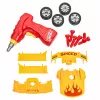 LEAN TOYS automobilių derinimo rinkinys automobilinis atsuktuvas su šviesomis