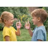 LEAN TOYS Walkie Talkies Vaikams su Vaizdo Pokalbiais ir Įrašymo Kamera, Rožinė