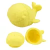 LEAN TOYS Edukaciniai vonios žaislai Sensorinės guminės figūrėlės Pastelinės 4 vnt.