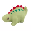 LEAN TOYS Edukacinių guminių dinozaurų rinkinys maudynėms, pasteliniai žaidimai, 6 vnt.