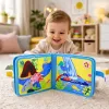 LEAN TOYS 3D Felt Sensory Educational Book Dinosaurs