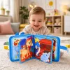 LEAN TOYS 3D Felt Sensory Educational Book Noah's Ark Animals