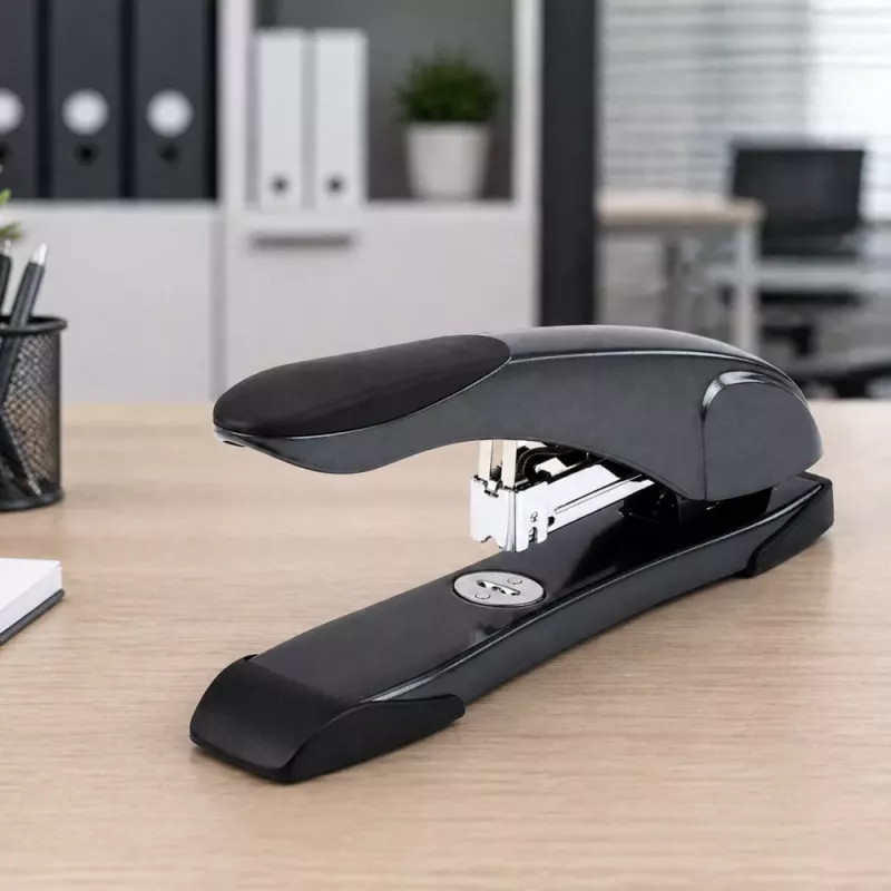 LEAN Large Office School Stapler Staples Up to 100 Sheets 23/10 Black