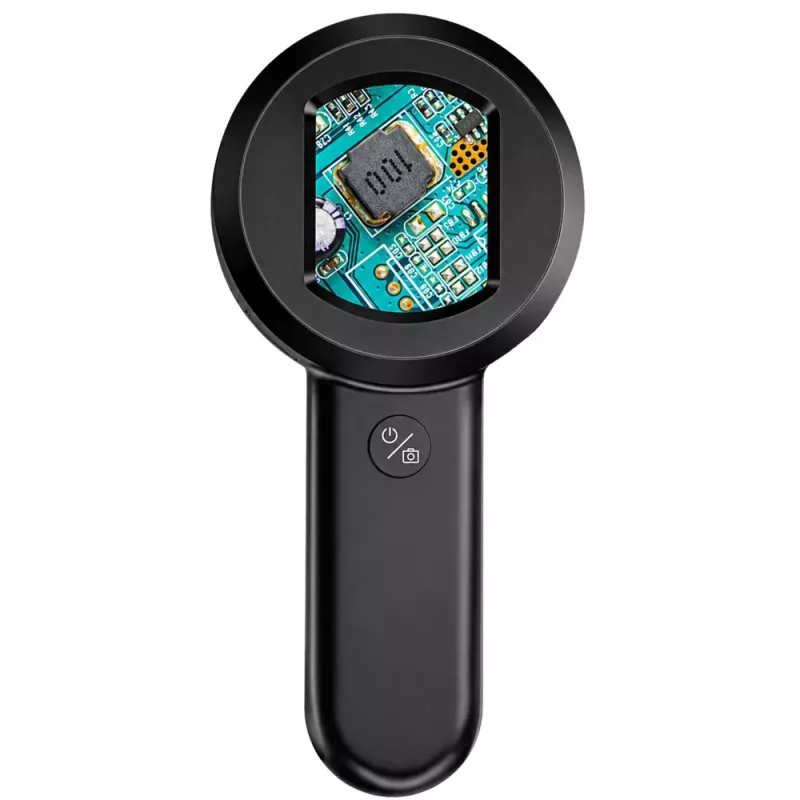 LEAN TOYS Nešiojamas rankinis skaitmeninis mikroskopas HD 100x kamera IPS ekranas 8 LED