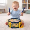 LEAN TOYS Muzikos instrumentų rinkinys vaikams: Būgnas, Trimitas, Barškučiai, Lazdelės