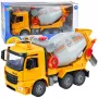 LEAN TOYS Statybinis sunkvežimis Betono maišyklė Sukamasis būgnas Šviesos Garsai