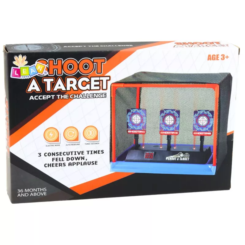 LEAN TOYS Electronic Shooting Target Digital LCD Counter Moving Reticle Targets