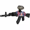 LEAN TOYS AK47 šautuvas vandens rutuliukams automatinis elektrinis 70 cm