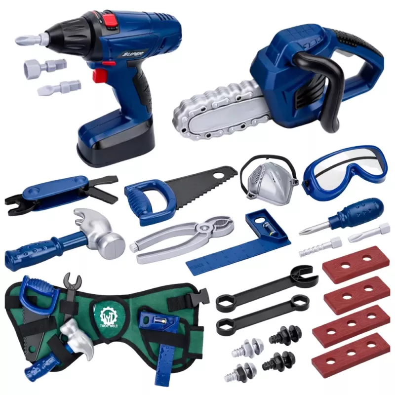 LEAN TOYS DIY Toolbox Atsuktuvų Rinkinys 30 vnt.