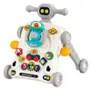 LEAN TOYS Interaktyvus edukacinis 5-in-1 dviratis, stumtuvas, stalas, paspirtukas pilkas
