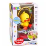 LEAN TOYS Wanka Stovintis Antis Mokomasis Interaktyvus Garsinis Barškutis Geltonas