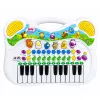 LEAN TOYS Interaktyvus mokomasis pianinas vaikams su gyvūnų garsais ir melodijomis