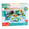 LEAN TOYS Little Chef's Set - Virtuviniai puodai, indai, virdulys, turkio spalvos, 33 dalys