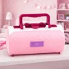 LEAN TOYS Grožio rinkinys makiažui ir nagams – kosmetika, šešėliai, nagų lakai, dėklas