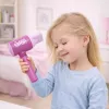 LEAN TOYS Vaikų kirpyklos rinkinys - Žaislinis plaukų džiovintuvas, veidrodis, šukos ir aksesuarai - Vaidybinis grožio rinkinys vaikams nuo 3 metų