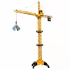 LEAN TOYS Nuotolinio valdymo statybinis kranas RC laidinis 360° sukimasis 71 cm