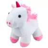 LEAN TOYS Minkštas žaislas Vienaragis maišelyje, Baltas, 25 cm