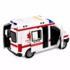 LEAN TOYS Ambulance Stretcher Drive Lights Sounds White 1:10