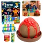 LEAN TOYS Little Chemist's 14-in-1 Eksperimentinis Lavinamasis Rinkinys Ugnikalnių Eksperimentai