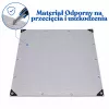 LEAN Brezentas Vandeniui Atsparus Sustiprintas Apsauginis Nuo Lietaus Folija Pilka 2x4 M