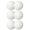 LEAN Natural Wool Tumble Dryer Balls Hypoallergenic White 7cm 6vnt.