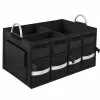 LEAN Large Foldable Car Organizer Trunk Bag Black 50L