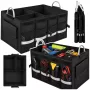 LEAN Large Foldable Car Organizer Trunk Bag Black 50L