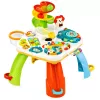 LEAN TOYS Edukacinis stalas su interaktyviu pianinu, kamuoliukų čiuožykla ir judančiais elementais