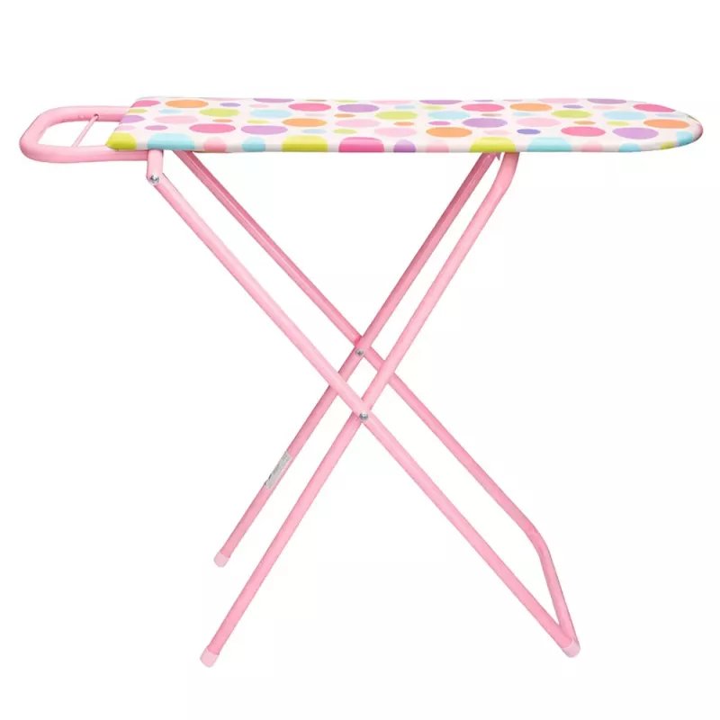 LEAN TOYS Sulankstoma metalinė vaikiška lyginimo lenta su taškeliais 61 cm