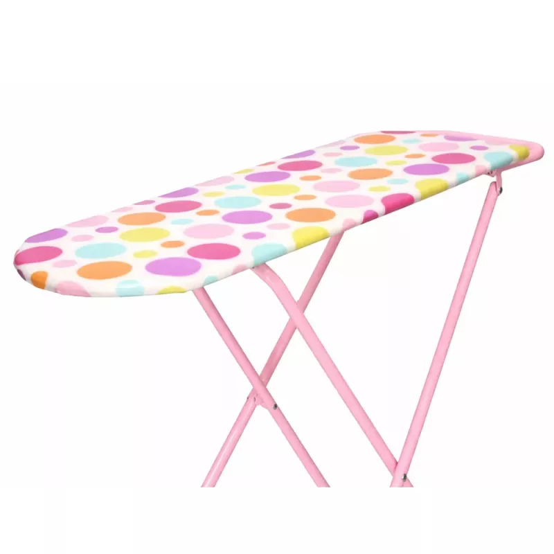 LEAN TOYS Sulankstoma metalinė vaikiška lyginimo lenta su taškeliais 61 cm