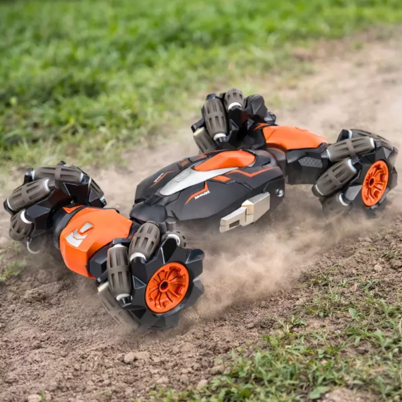 LEAN TOYS RC automobilis nuotoliniu valdymu Drift Akrobatika Sukimas Oranžinis 1:16